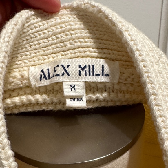 Alex Mill Nico Cream Button-Up Cardigan - Picture 2 of 6